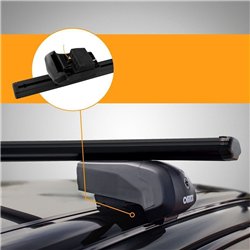 Roof rack for Audi E-Tron I (GE) 2019- | Boldbar Beta V2 Lite Black Aluminu