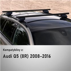 Roof rack for Audi Q5 I (8R) 2008-2016 | Boldbar Beta V2 Lite Black Aluminu