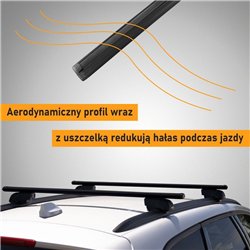 Bagażnik dachowy do Volvo V60 Kombi II Cross Country 2018- Boldb