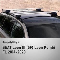 Roof rack for SEAT Leon ST Station Wagon III (5F) 2013-2020 | Boldbar Beta