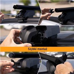 Bagażnik dachowy do Audi A4 Avant Kombi IV 2008-2015 Boldbar Beta