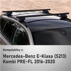 Bagażnik dachowy Mercedes E-Klasa Kombi (S213) PRE-FL 2016-2020 Boldba