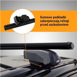 Roof rack for Lexus LX IV (J310) 2021- | Boldbar Beta V2 Lite Black Aluminu