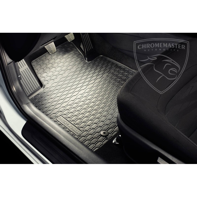 Rubber mats for Volkswagen VW Polo 5 V Black rugs odorless