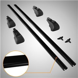 Roof rack for Mercedes M-Class (W164) 2005-2011 | Solidbar Alpha V1 Lite Bl