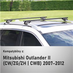 Bagażnik dachowy do Mitsubishi Outlander II 2007-2012 Soli