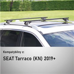Roof rack for SEAT Tarraco I (KN) 2019-2024 | Solidbar Alpha V1 Lite Black