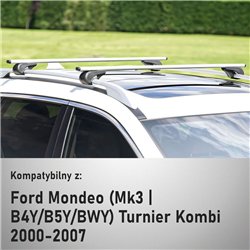 Bagażnik dachowy do Ford Mondeo Turnier Kombi III 2000-2007