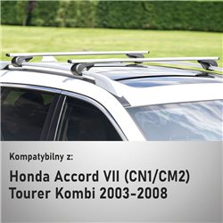 Bagażnik dachowy do Honda Accord Tourer Kombi VII 2003-2008 | Sol