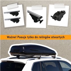 Roof rack for Mazda Premacy I (CP) 1999-2005 | Solidbar Alpha V1 Lite Silve