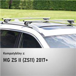 Bagażnik dachowy do MG ZS II 2017- | Solidbar Alpha V1 Lite