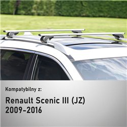 Bagażnik dachowy Renault Scenic III 2009-2016 Solidbar Alpha V1 L