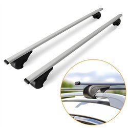 Roof rack for Toyota RAV4 II (XA20) 2000-2006 | Solidbar Alpha V1 Lite Silv