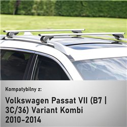 Bagażnik dachowy do Volkswagen VW Passat Variant Kombi VII 201