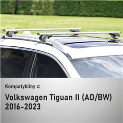 Bagażnik dachowy Volkswagen VW Tiguan II 2016-2024 | Solidbar A