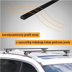 Bagażnik dachowy Nissan Almera Hatchback II 5D PRE-FL 2000-2002