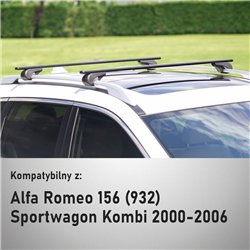 Bagażnik dachowy Alfa Romeo 156 Sportwagon Kombi I 2000-2006 Sol