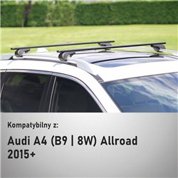 Roof rack for Audi A4 Station Wagon V (B9 | X 8W) Allroad 2016-2024 Solidba