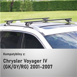 Bagażnik dachowy do Chrysler Voyager IV 2001-2007 | Solidbar Alp