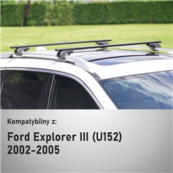 Bagażnik dachowy Ford Explorer III 2002-2005 | Solidbar Alpha V1