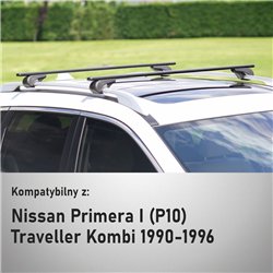 Bagażnik dachowy Nissan Primera Traveller Kombi I 1990-1996 Soli