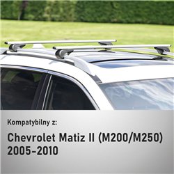 Roof rack for Chevrolet Matiz Hatchback II (M200/M250) 2005-2010 | Solidbar