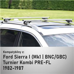 Bagażnik dachowy do Ford Sierra Turnier Kombi I PRE-FL 1982