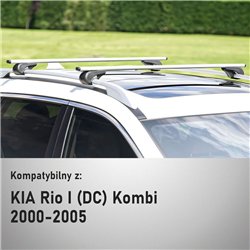 Roof rack for KIA Rio Station Wagon (DC) 2000-2005 | Solidbar Alpha V1 Lite
