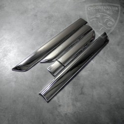 Side Door Moldings for Ford Transit Custom V362 2012-2023 Silver Chrome