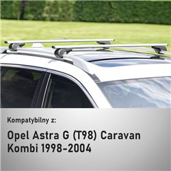 Bagażnik dachowy Opel Astra Caravan Kombi G 1998-2004 Solidbar A