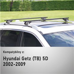 Bagażnik dachowy Hyundai Getz Hatchback I 5D 2002-2011 Solidbar A