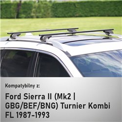 Roof rack for Ford Sierra Turnier Station Wagon II (Mk2 | GBG/BEF/BNG) FL 1