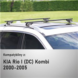 Roof rack for KIA Rio Station Wagon (DC) 2000-2005 | Solidbar Alpha V1 Lite
