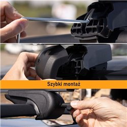 Roof rack for Toyota Corolla Station Wagon VIII (E110) 1997-2002 | Solidbar