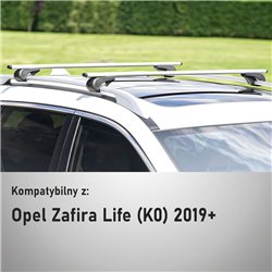 Bagażnik dachowy do Opel Zafira Life I 2019- | S