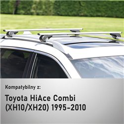 Bagażnik dachowy do Toyota HiAce V Combi 1995-2010 | Solidbar A