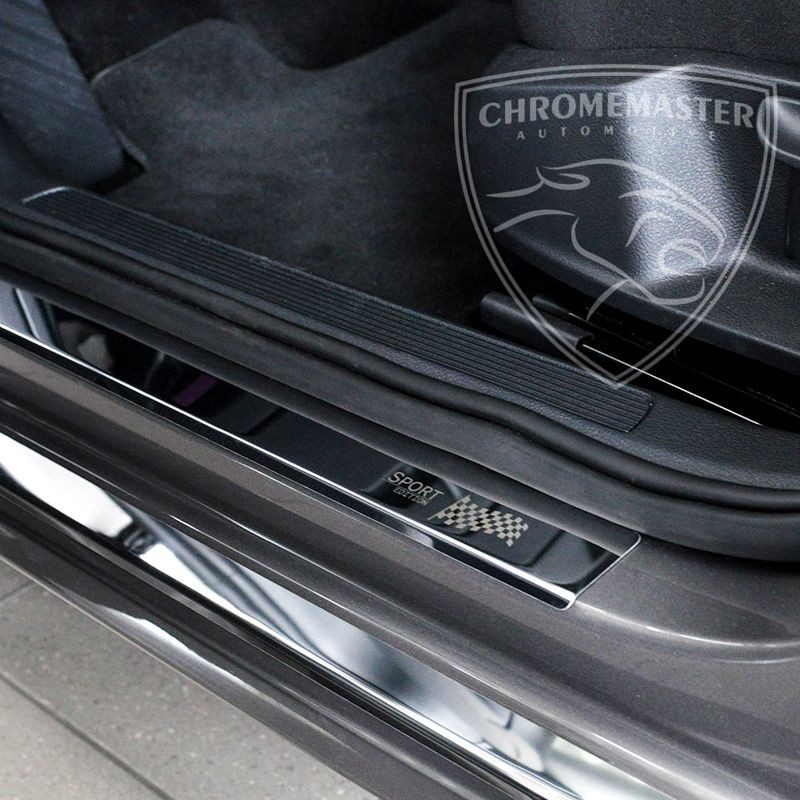 Nakładki progowe Chrome + grawer Hyundai i10 2014