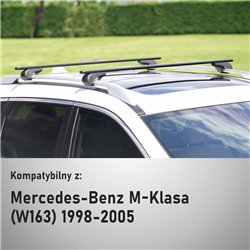 Bagażnik dachowy Mercedes M-Klasa (W163) 1998-2005 Solidbar Alpha V1 L