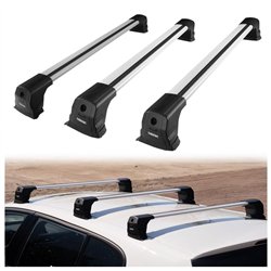 Roof rack for Fiat Doblo I (223) 2001-2010 | Elegance V3 Lite Silver Alumin