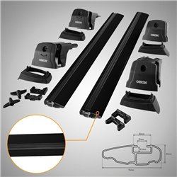 Bagażnik dachowy do Peugeot Bipper I 2007-2015 Elegance V3 Lite