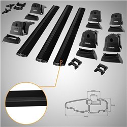 Bagażnik dachowy do Fiat Scudo II 2007-2016 | Elegance V3 Lite Cz