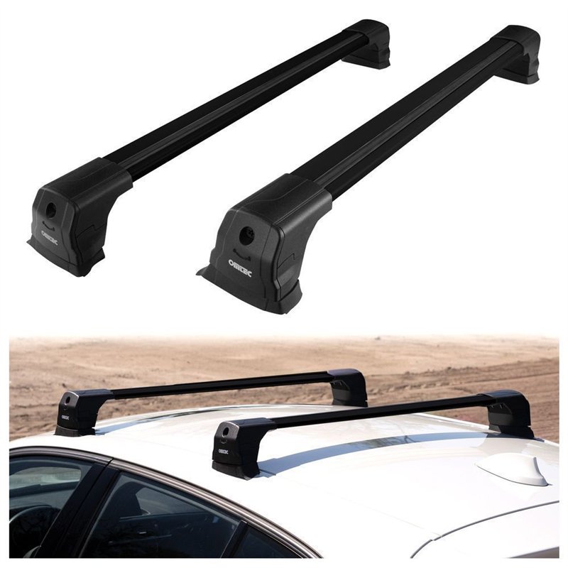 Roof rack for Opel Vivaro A (X83) 2001-2014 | Elegance V3 Lite Black Alumin