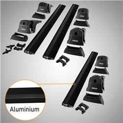 Roof rack for Renault Trafic II (FL/JL) 2001-2014 | Elegance V3 Lite Black