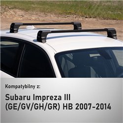 Bagażnik dachowy Subaru Impreza Hatchback III 5D 2007-2014 Elegan