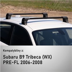 Roof rack for Subaru B9 Tribeca I (WX) PRE-FL 2006-2008 | Elegance V3 Lite