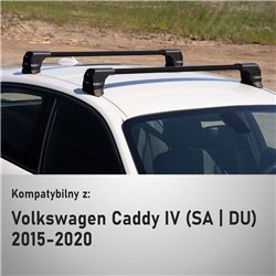 Roof rack for Volkswagen VW Caddy IV (SA | DU) 2015-2020 Elegance V3 Lite B
