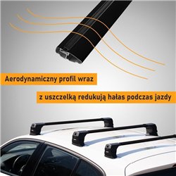 Roof rack for Volkswagen VW Caddy (SB | SK) 2020- Elegance V3 Lite Black Al