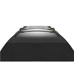 Roof rack for Mercedes GLS (X167) 2019- | AIR-1 Silver Aluminum Plastic