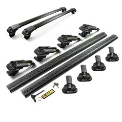 Roof rack for Mitsubishi Airtrek I (CU/ZE/ZF) 2001-2007 | AIR-1 Black Alumi