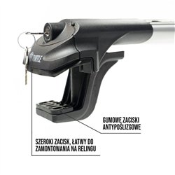 Roof rack for Mitsubishi Airtrek I (CU/ZE/ZF) 2001-2007 | AIR-1 Silver Alum